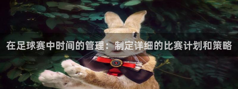  易倍emc体育网页版：在足球赛中时间的管理：制定详细的比赛计